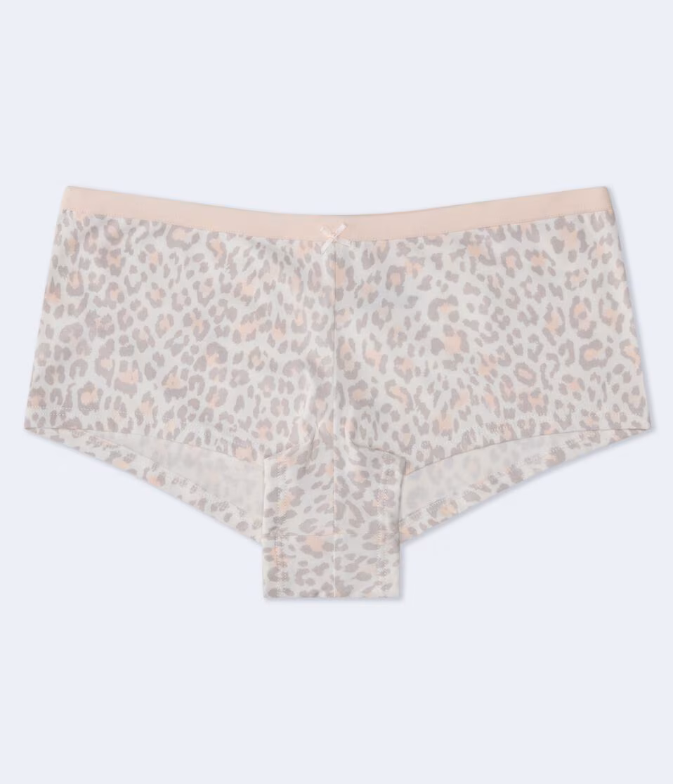 Snow Leopard Print Boyshort