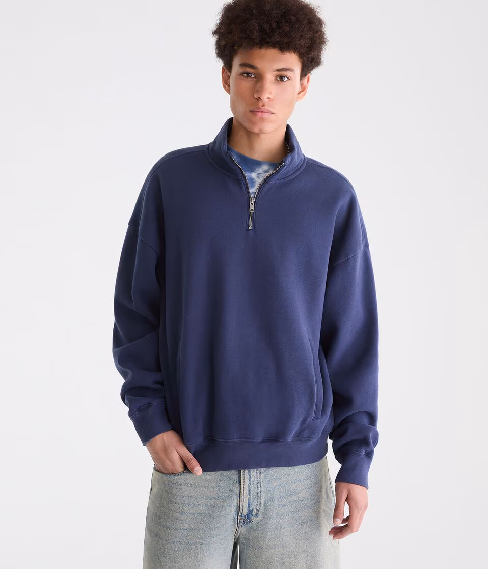 Cloud Soft Star Americana Quarter-Zip Sweatshirt