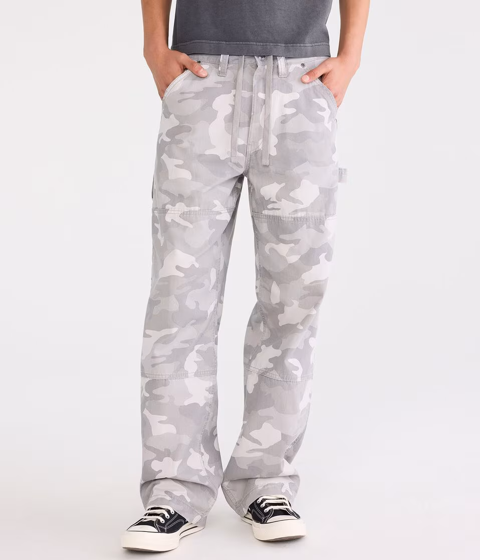 Camo Baggy Carpenter Pants
