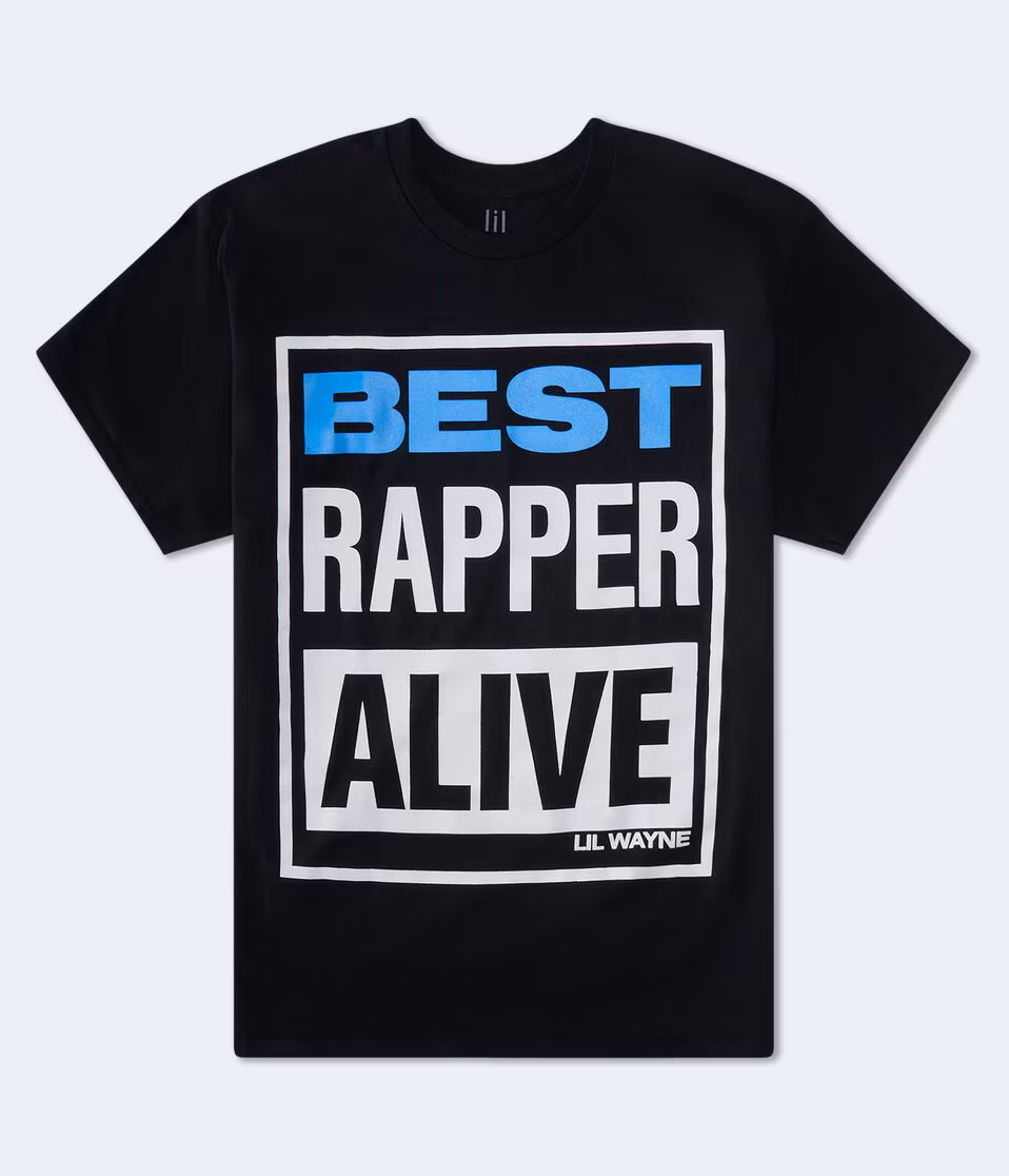 Lil Wayne Best Rapper Alive Relaxed Graphic Tee