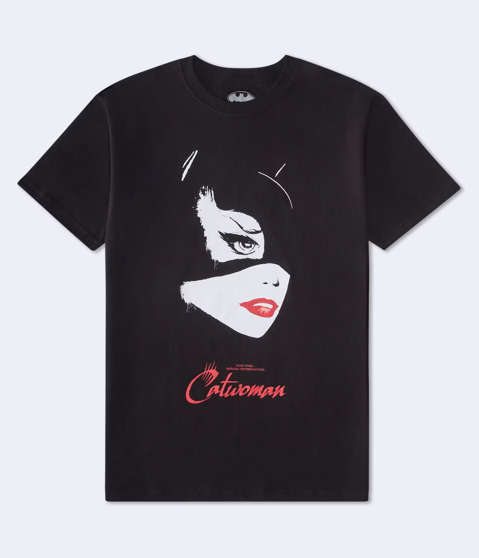 Catwoman Nine Lives Relaxed Graphic Tee