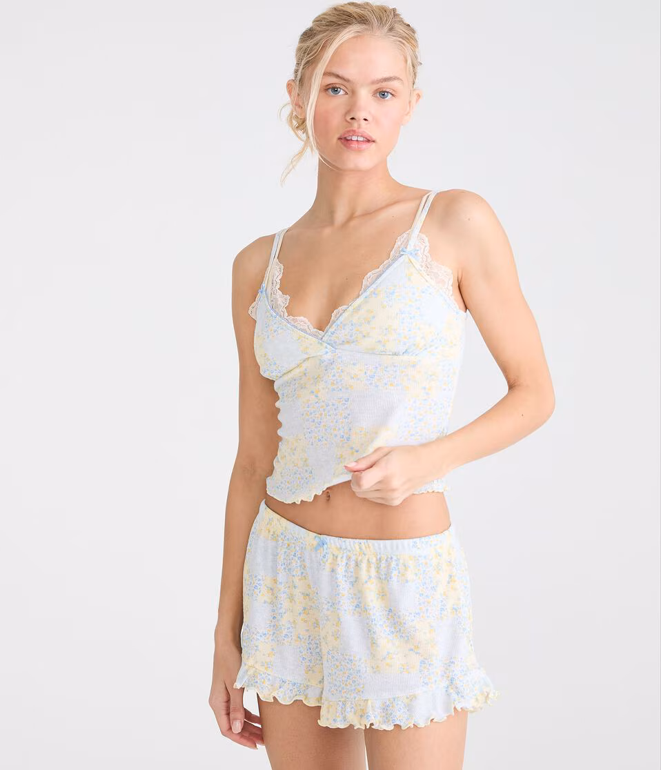 Patchwork Floral Sleep Cami