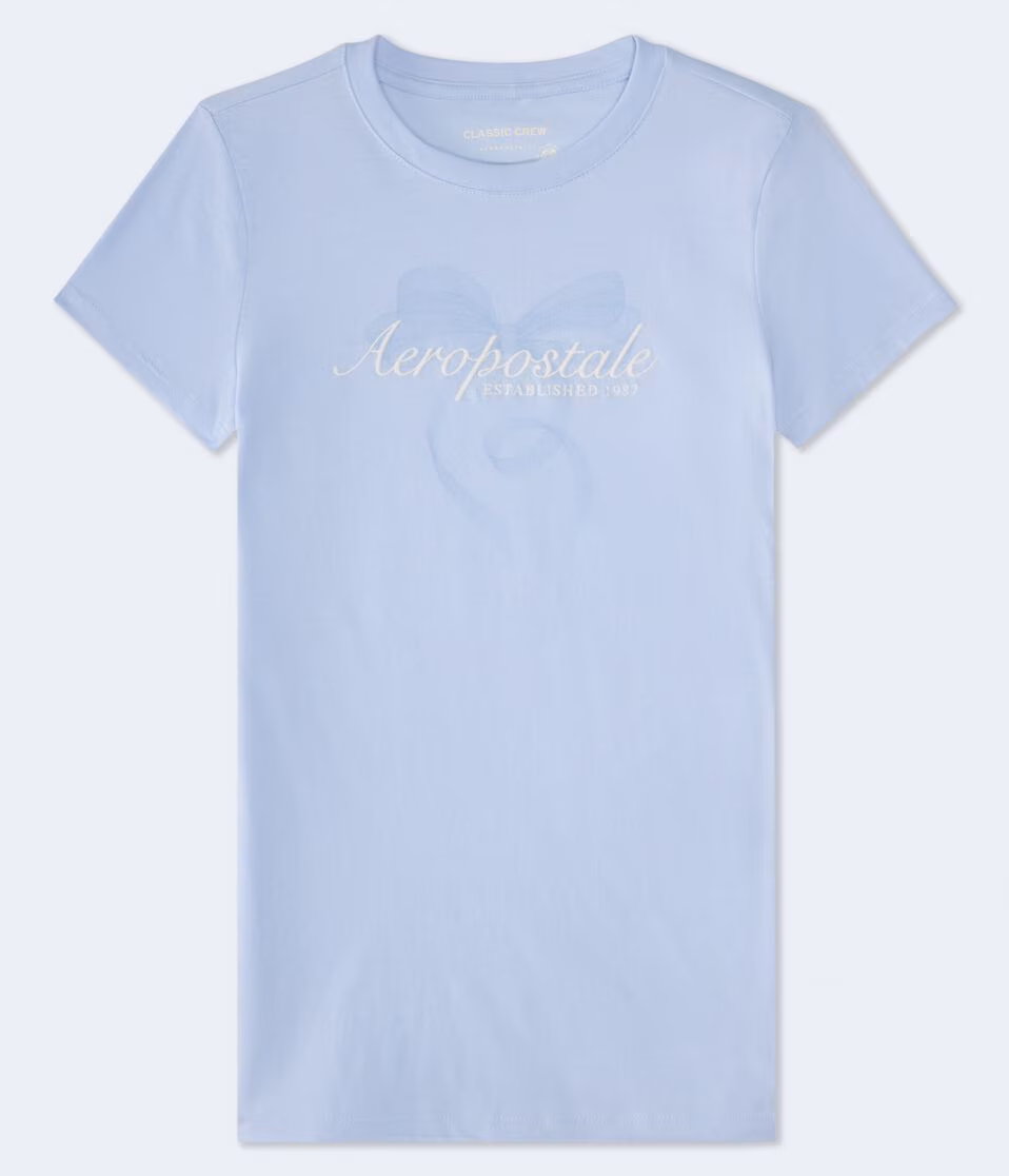 Aeropostale Bow Graphic Tee