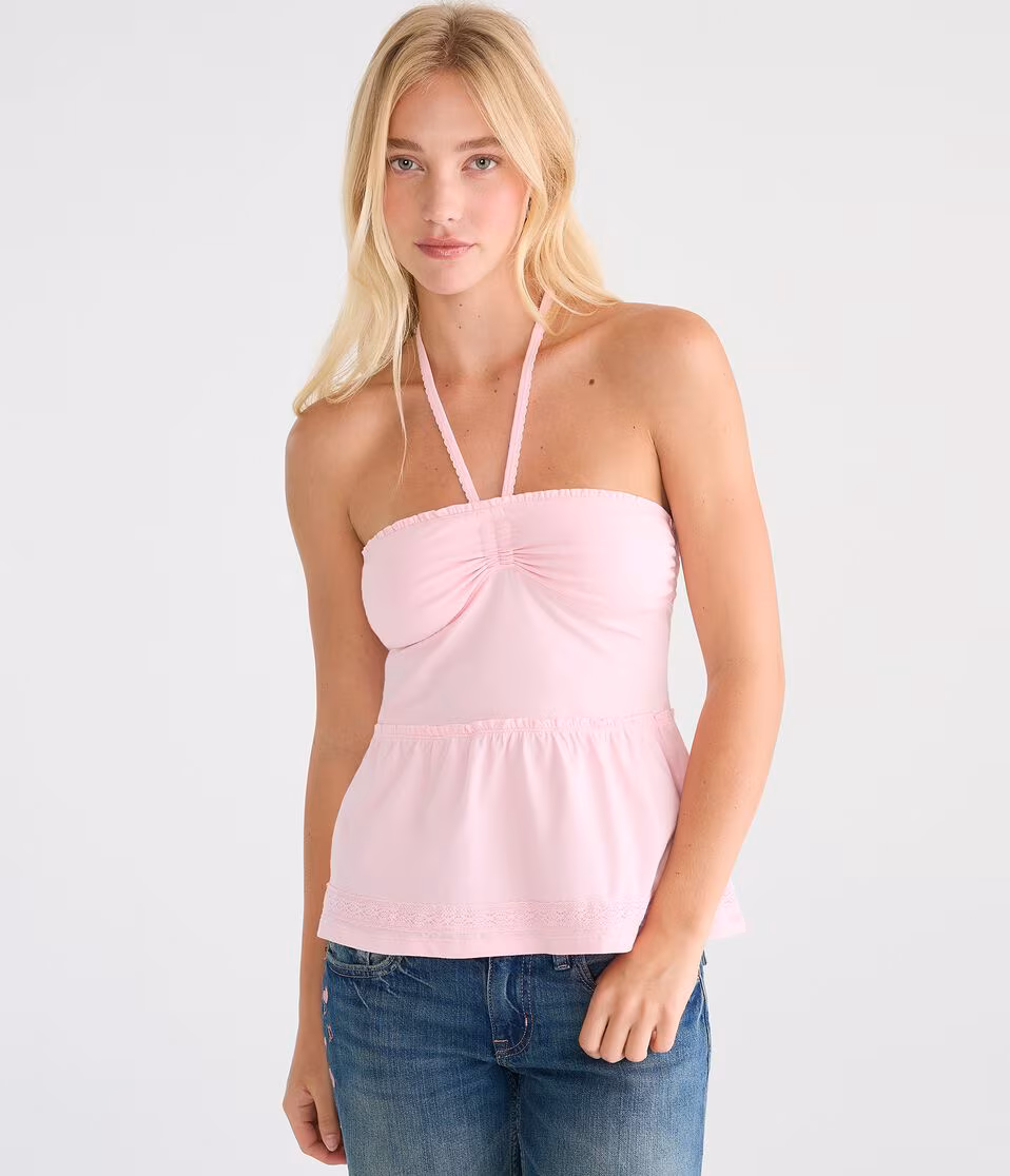 Seriously Soft Babydoll Halter Top