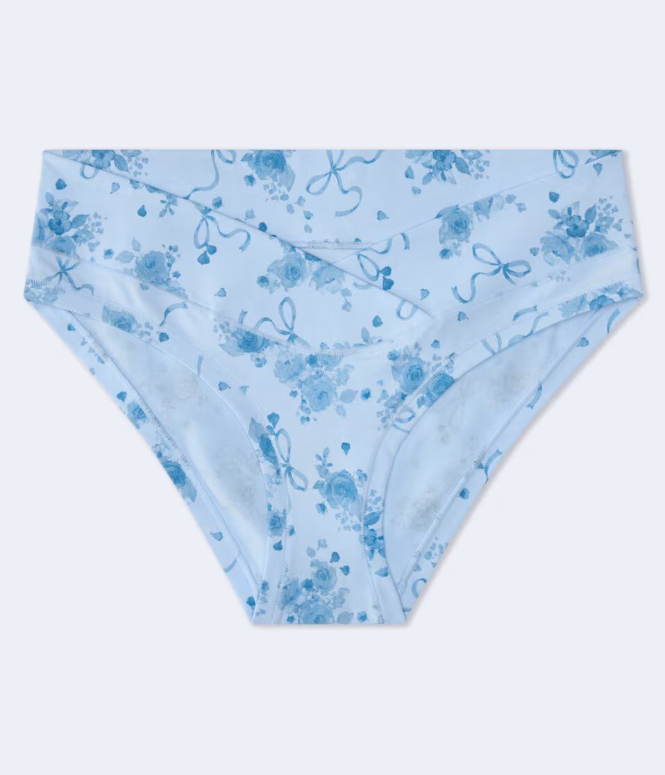 Floral Bow Crossover Hipster