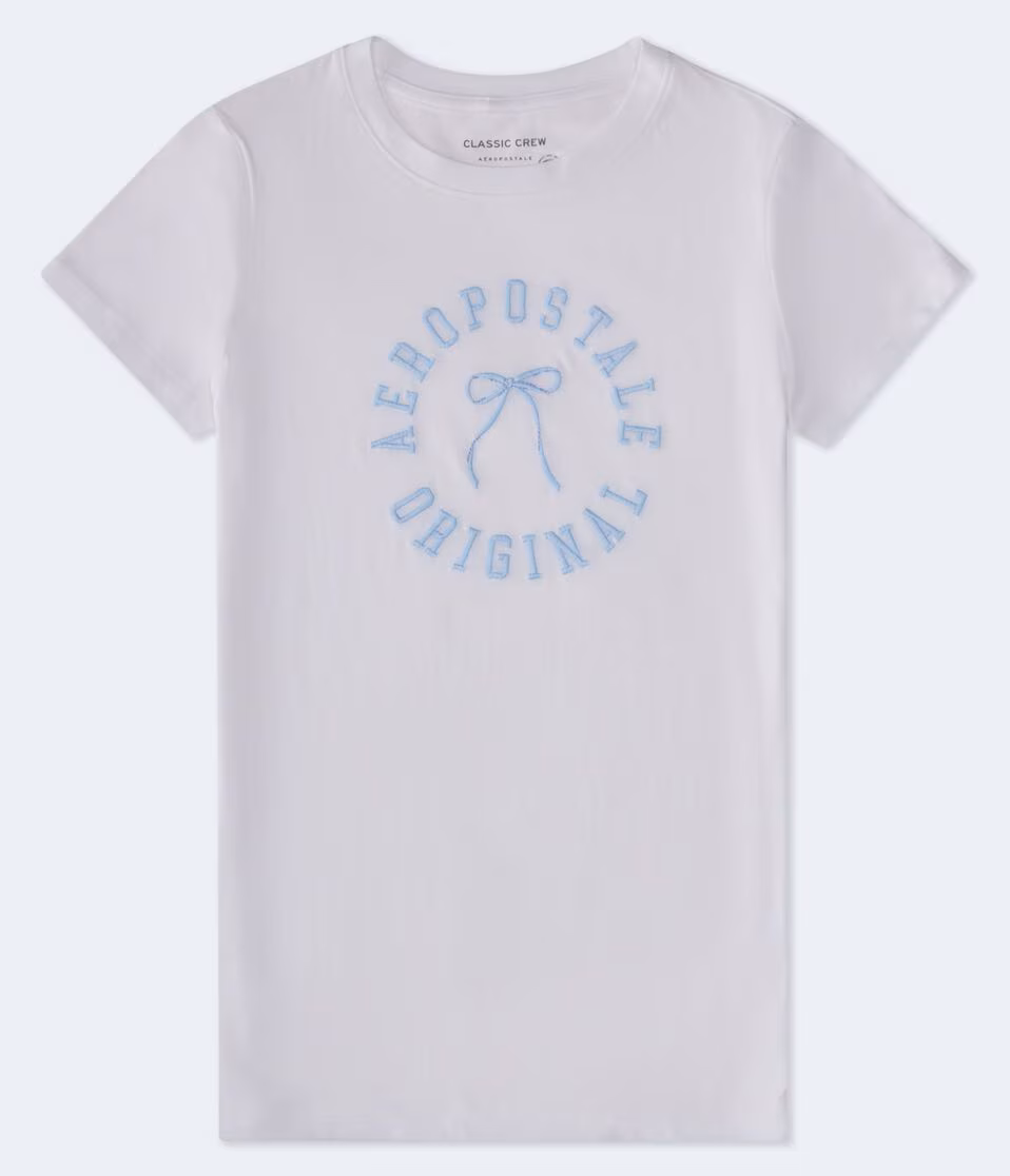 Aeropostale Bow Circle Graphic Tee