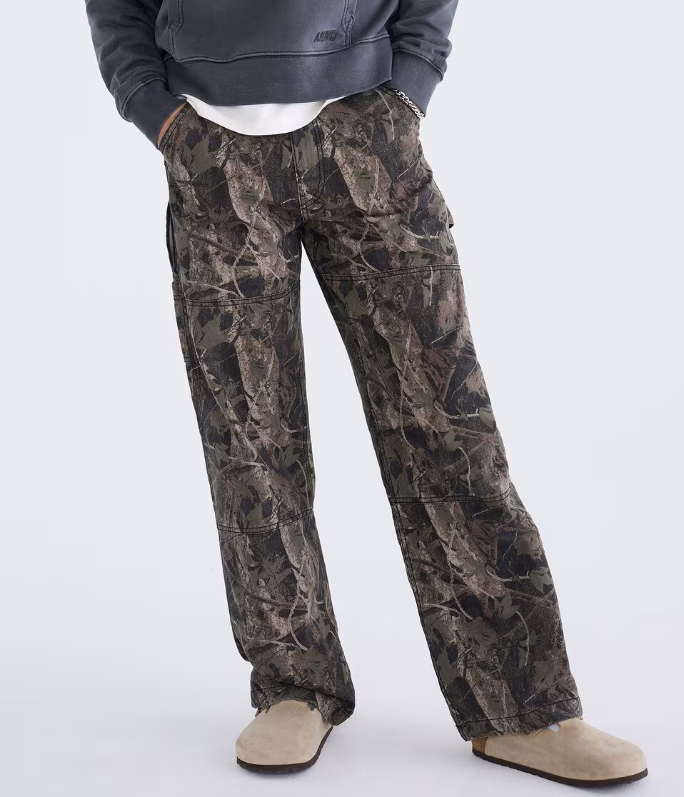 Forest Camo Baggy Carpenter Pants