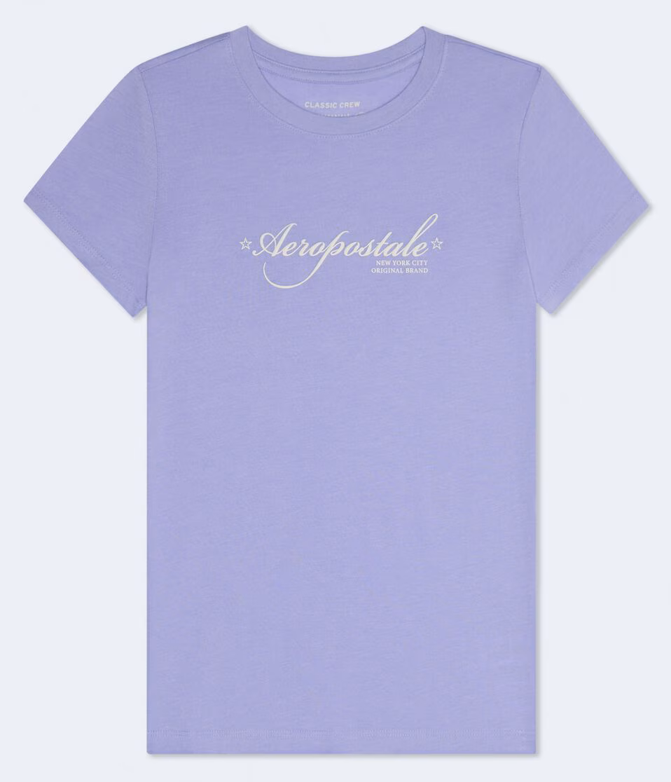 Aeropostale Script Star Graphic Tee