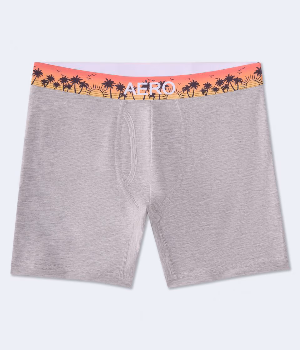 Palm Tree Waistband 6" Boxer Brief