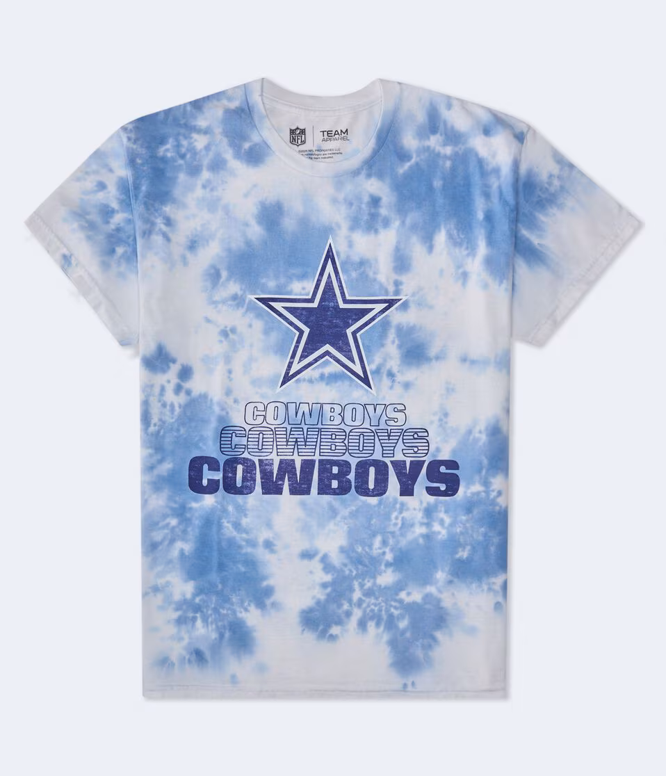 Dallas Cowboys Tie-Dye Relaxed Graphic Tee