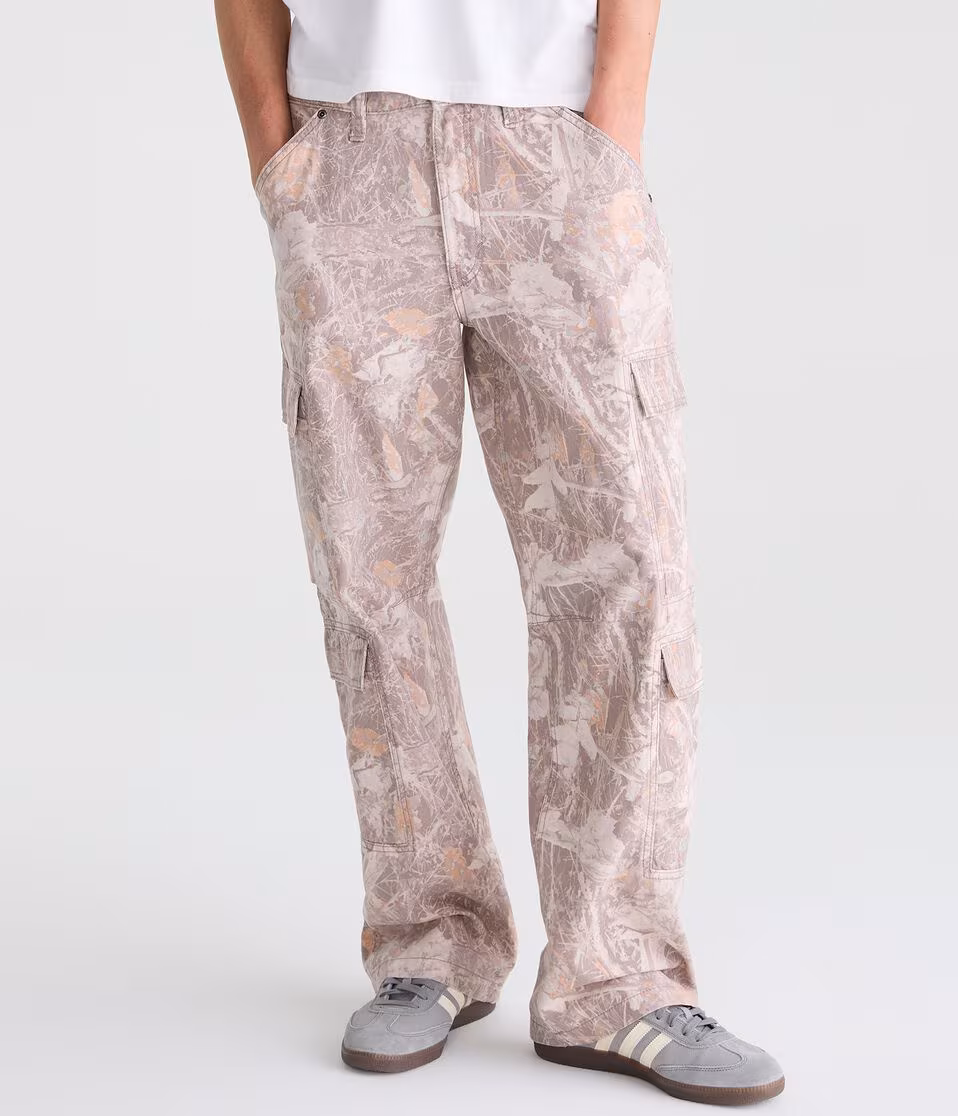 Forest Camo Baggy Cargo Pants
