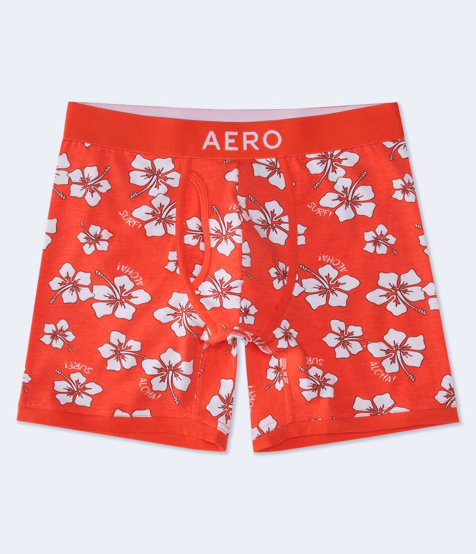 Hawaiian Flower 6" Boxer Brief