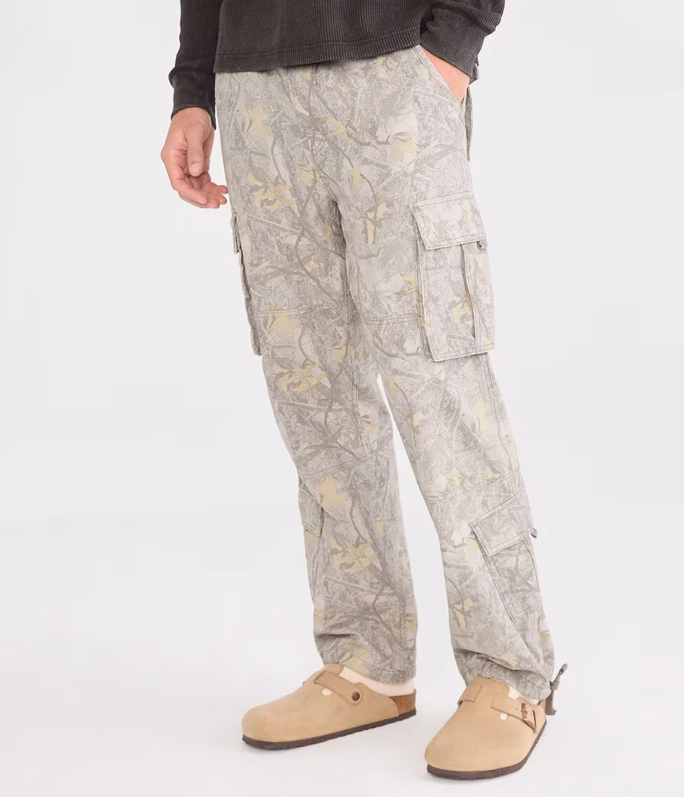 Forest Camo Baggy Cargo Pants