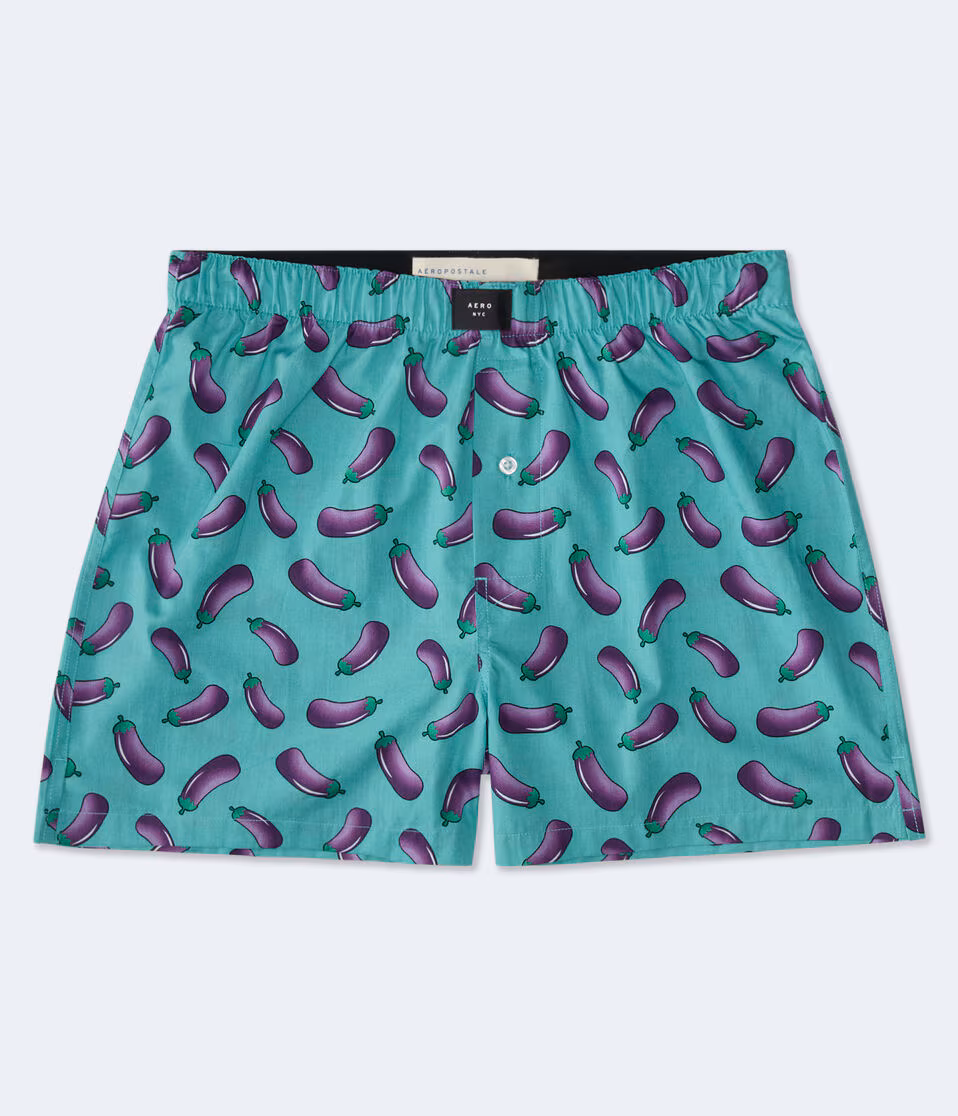 Eggplant Woven Boxers