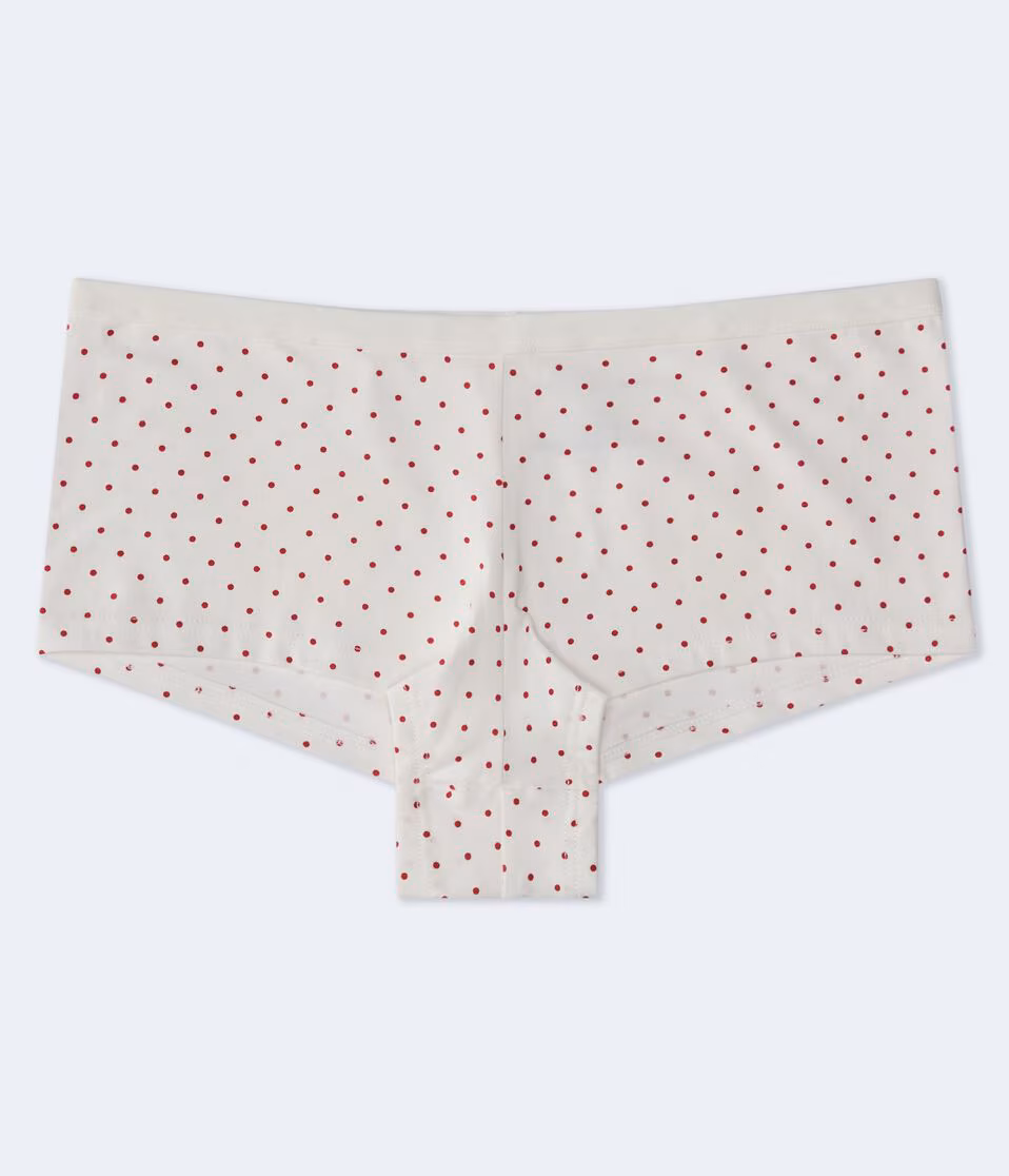 Mini Dot Gingham Hearts Boyshort