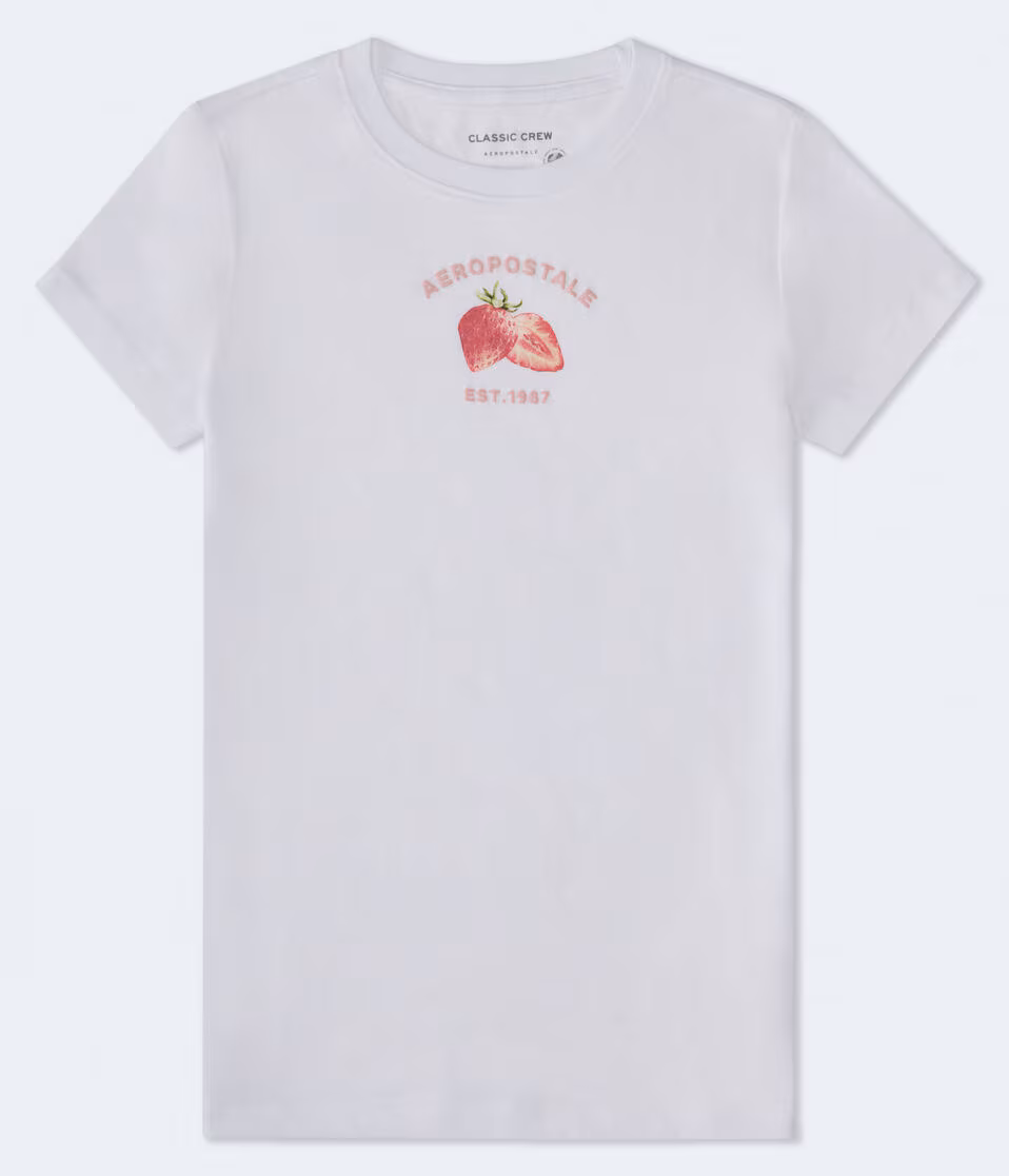 Aeropostale Strawberry Graphic Tee